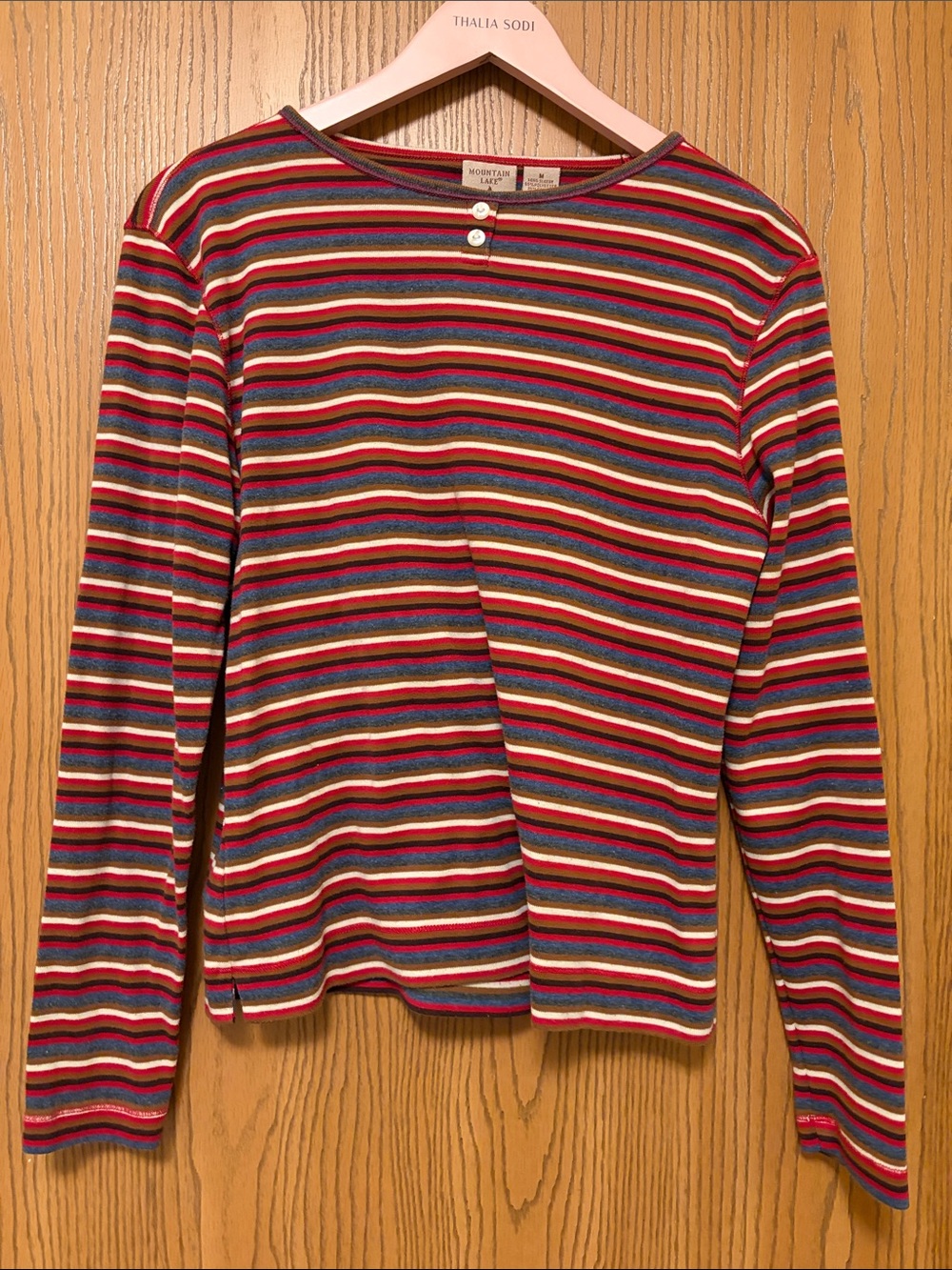Retro Striped Long-Sleeve Top - Multicolor